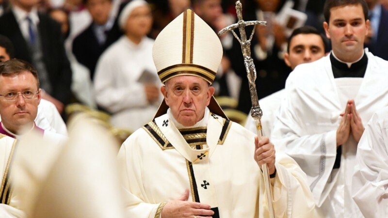 Папа Римский Франциск призвал предотвратить рост напряженности на оккупированной части Донбасса