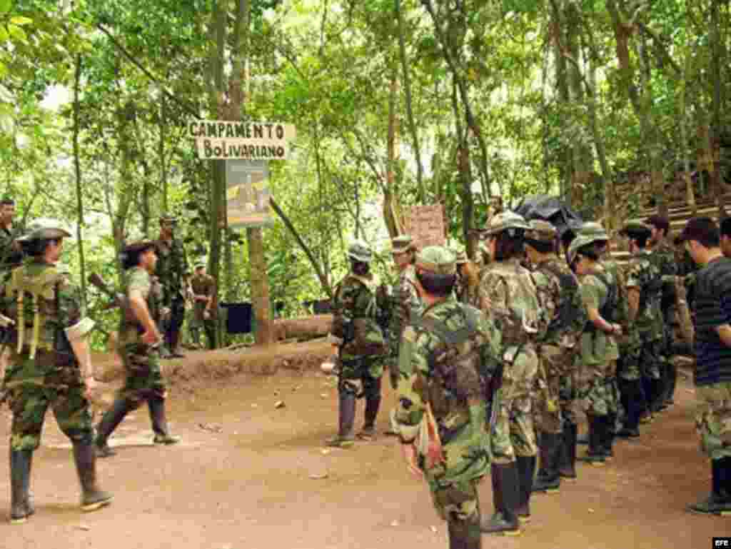 Тренировочный лагерь FARC в сельве