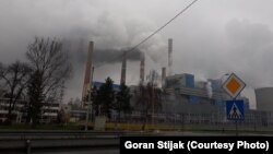 Zagađenje iz Termoelektrane na ugalj u Tuzli, december 2020.