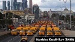 Парад городской техники в Москве. 14 сентября 2019 года