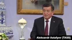 Президент Кыргызстана Сооронбай Жээнбеков.