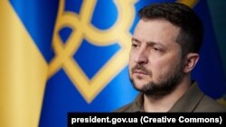 Presidenti ukrainas, Volodymyr Zelensky.