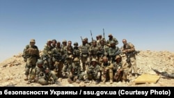 Снимка на руските наемници от "Вагнер" по време на тяхна мисия в Сирия