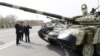 Azerbaijan - President Ilham Aliyev inspects T-90 tanks and other weapons purchased from Russia at a military base in Nakhichevan, 7Apr2014.