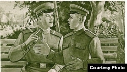 Советский плакат с предупредительной надписью "Не болтай!".