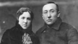 Жусуп Кангелди уулу (1900-1938-жж.) жана жубайы Зинаида Егошкина.