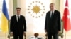 Президент Украины Владимир Зеленский и президент Турции Реджеп Тайип Эрдоган. Стамбул, 16 октября 2020 года