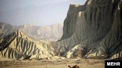 Mountains and rock formations near Chabahar