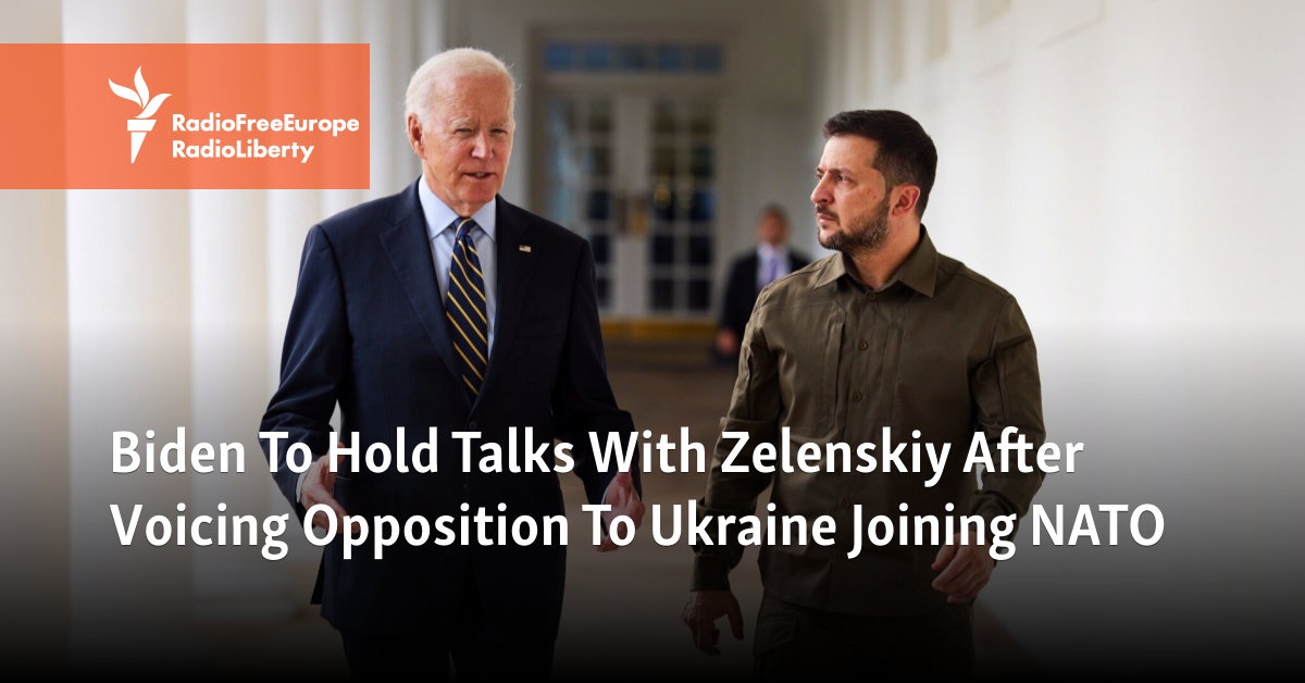 Biden To Hold Talks With Zelenskiy After Voicing Opposition To Ukraine ...
