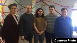 Слева направо: Эльвира Дмитриева, Азат Габдульвалеев, Эльза Нисанбекова, Руслан Зинатуллин, Михаил Тихонов
