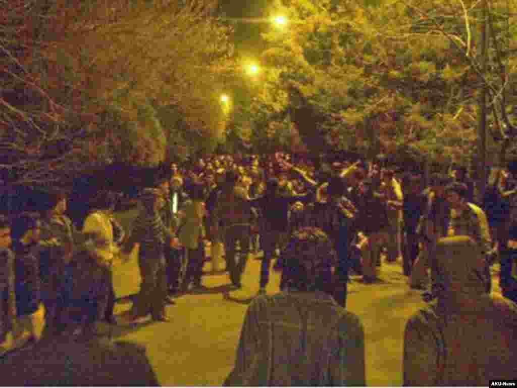 Iran -- Students hunger strike in Isfahan University against recent pressure on student movement, 29Dec2007