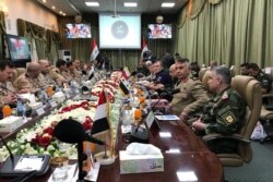 Одно из совместных совещаний офицеров ВС Сирии, России и Ирана в Дамаске. 2019 год
