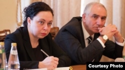 Министр финансов Абхазии Амра Кварандзия.
Фото: Sputnik