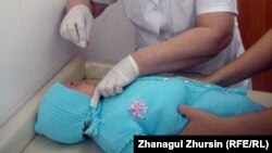 Around 10,000 children across Kazakhstan are denied vaccinations, due to religious beliefs, authorities say. (file photo)