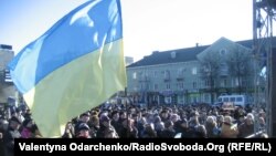 Євромайдан у Рівному, 22 грудня 2013 року