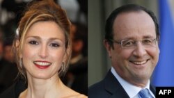 Julie Gayet şi Francois Hollande
