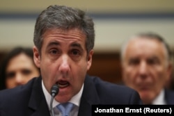 Michael Cohen, fostul avocat personal al fostului președinte Donald Trump, aici în timpul audierii sale într-o comisie a Camerei Reprezentanților - Washington, 27 februarie 2019.