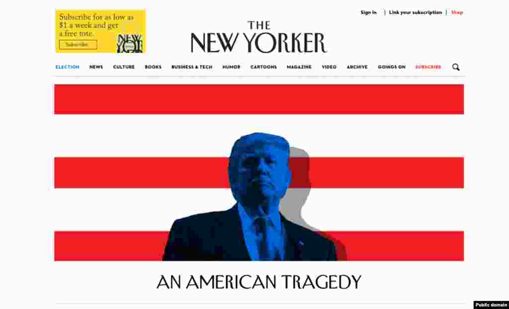 The New Yorker&#39;s website.