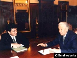 After a meteoric rise to power and a stint as Nizhny Novgorod governor, Russian President Boris Yeltsin (right) named Nemtsov first deputy prime minister in 1997, aged just 37.