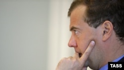 Russian President Dmitry Medvedev is visiting Armenia