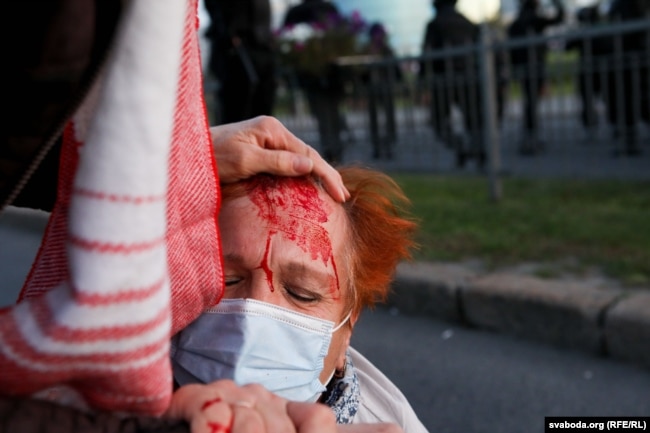 Thousands of Belarusians were detained or injured after riot police brutally cracked down on anti-government protests following the August 9 presidential election.