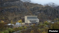 Armenia - A hydroelectric plant in Syunik which is part of the Vorotan Hydro Cascade, 11Nov2013.