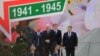 Аляксандар Лукашэнка з сынамі на парадзе ў Менску, 9 траўня 2019 году, ілюстрацыйнае фота