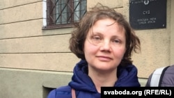 Palina Sharenda-Panasyuk was initially arrested in 2021 and sentenced to two years in prison for insulting authoritarian ruler Alyaksandr Lukashenka and allegedly assaulting a police officer.