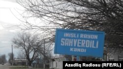 İmişlinin Şahverdili kəndi