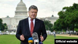 Президент Украины Петр Порошенко. Вашингтон, 21 июня 2017 года.