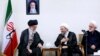 Iran's Ayatollah Khamenei meeting head of Judiciary Sadeq Amoli Larijani (center), and his deputy, in Tehran, 29 Jun 2016-- Iran 