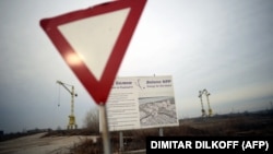 Suspended construction at the Belene nuclear project in Bulgaria.