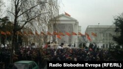 Protesta në Shkup