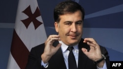 Михаил Саакашвили, президент Грузии. Брюссель, 3 апреля 2012 года.