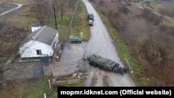 Exerciții militare ale Grupului operativ de trupe ruse din stânga Nistrului, la Cobasna 