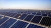Crimea - Perovе, a photovoltaic solar power plant