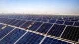 Crimea - Perovе, a photovoltaic solar power plant