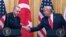 Реджеп Эрдоган и Дональд Трамп на совместной пресс-конференции в Белом доме, Вашингтон, 13 ноября 2019 года