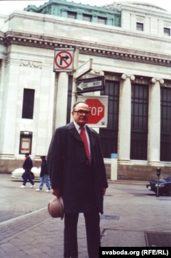 Янка Юхнавец у Нью-Ёрку, 1992 год