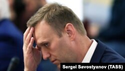 Российский оппозиционный активист Алексей Навальный.