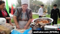 Празднование Курбан байрам в Туркменистане, Ашхабад, Октябрь 2012 