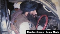 A purported photo of the Taliban leader Mullah Mohammad Omar.