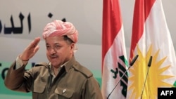Лидерот на ирачкиот курдски регион Масуд Барзани 