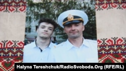 Андрей Опрыско с сыном