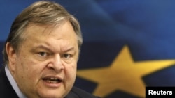 Greek Finance Minister Evangelos Venizelos (file photo)