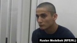 Тойчибек Асамов, подсудимый по делу о гибели студента Дидара Болысбека. Алматы, 19 июня 2017 года.
