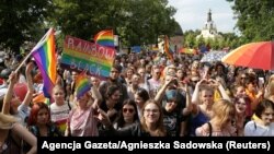 Parada LGBT de la Bialystok, Polonia. 20 iulie 2019