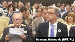 Carmel Agius i Serge Brammertz na konferenciji u Sarajevu