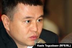 Мұхтар Тайжан, оппозициялық белсенді. Алматы, 23 қазан 2012 жыл