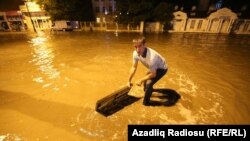 Azerbaijan -- Baku. After rain in Baku, 6 October 2015